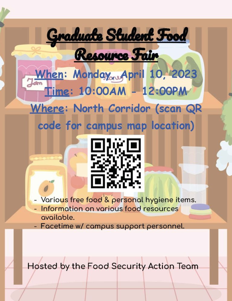 Graduate Student Food Resource Fair